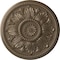 Ekena Millwork Edinburgh Ceiling Medallion (Fits Canopies up to 5 1/4"), Hand-Painted Warm Silver, 18"OD x 1 3/4"P CM18EDWSS - alternate 1